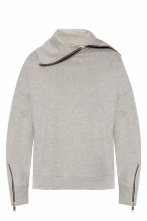 'bella' asymmetrical collar sweatshirt, zdjęcie 1 'bella' asymmetrical collar sweatshirt od AllSaints
